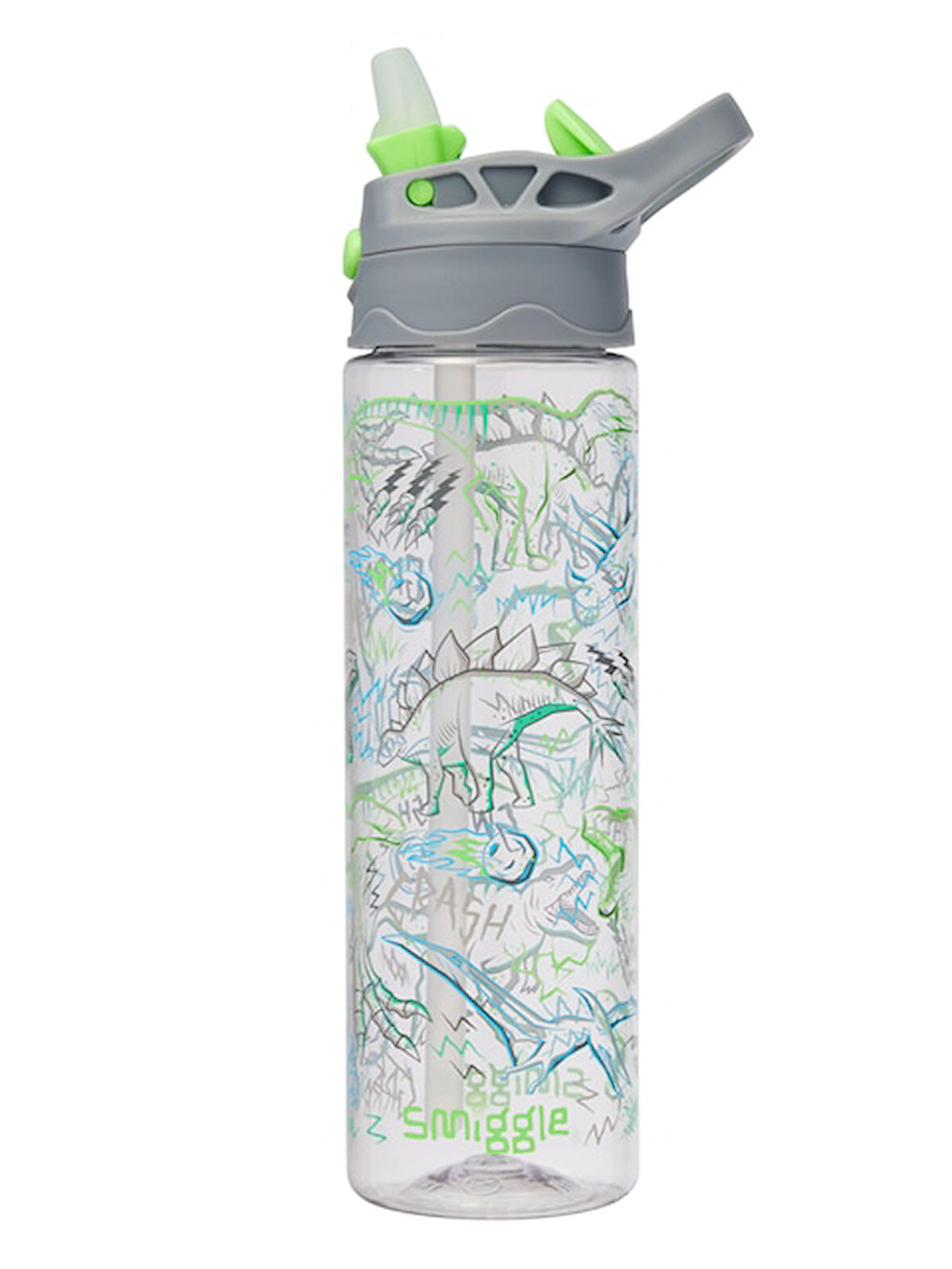 Smiggle - Super Charge 650ML Otomatik Ağızlıklı BPAsız Suluk