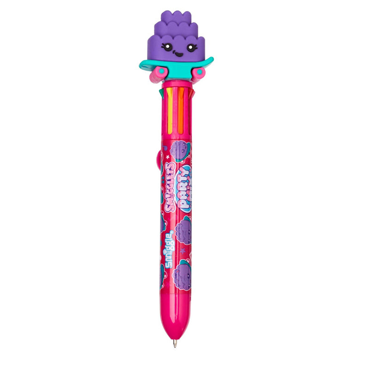 Smiggle - Smigglets 8 Renkli Gökkuşağı Tükenmez Kalemi