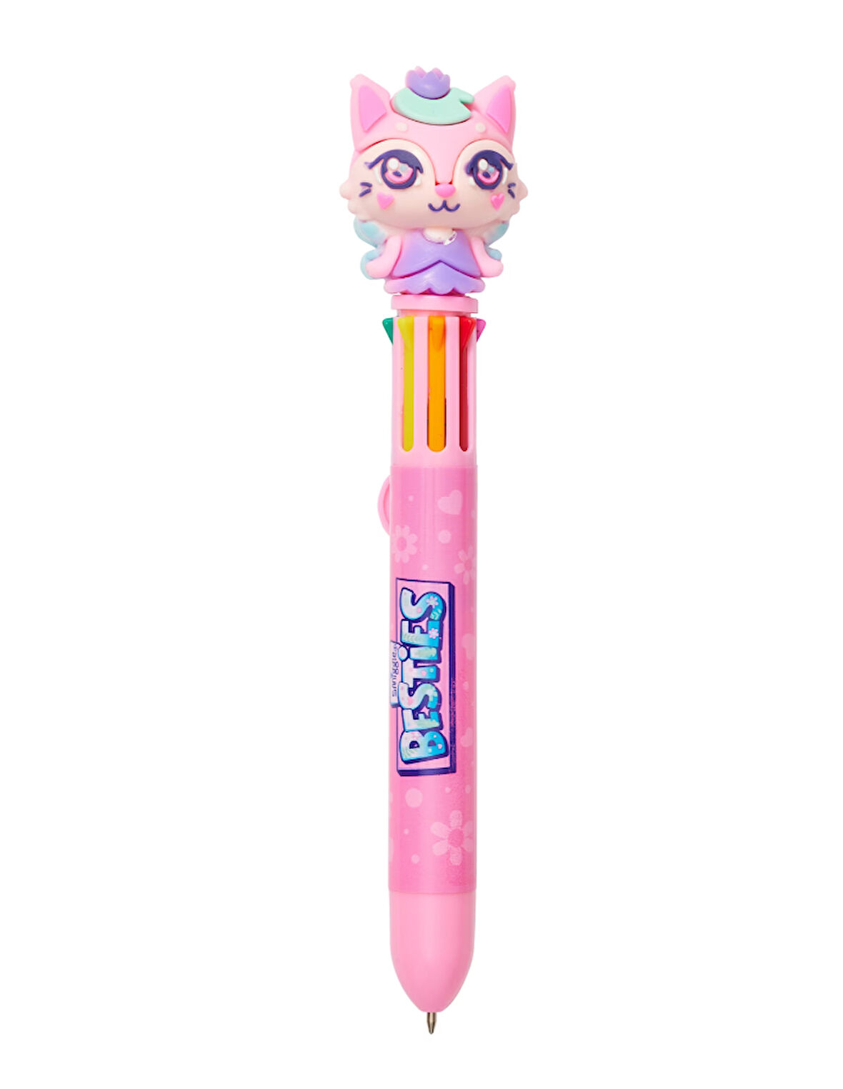 Smiggle - Besties 8 Renkli Gökkuşağı Tükenmez Kalemi