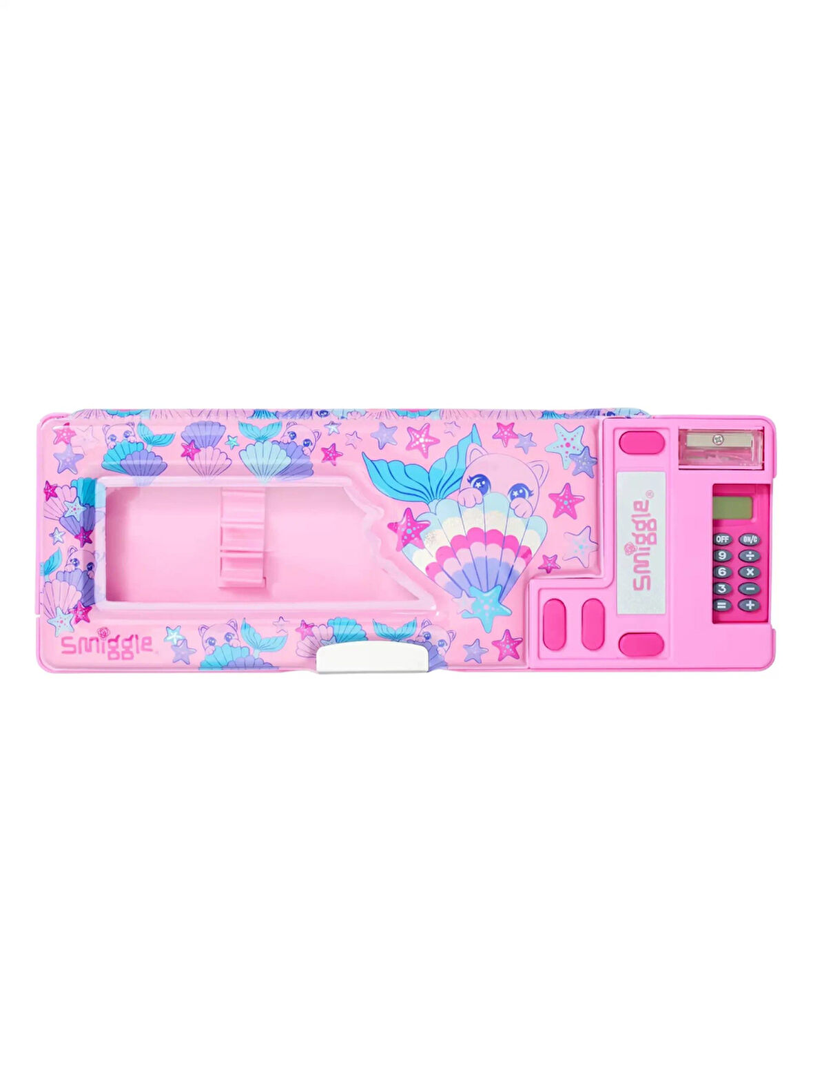 Smiggle - Hi There Deniz Dünyası Hesap Makineli Pop Out Otomatik Kalem Kutusu