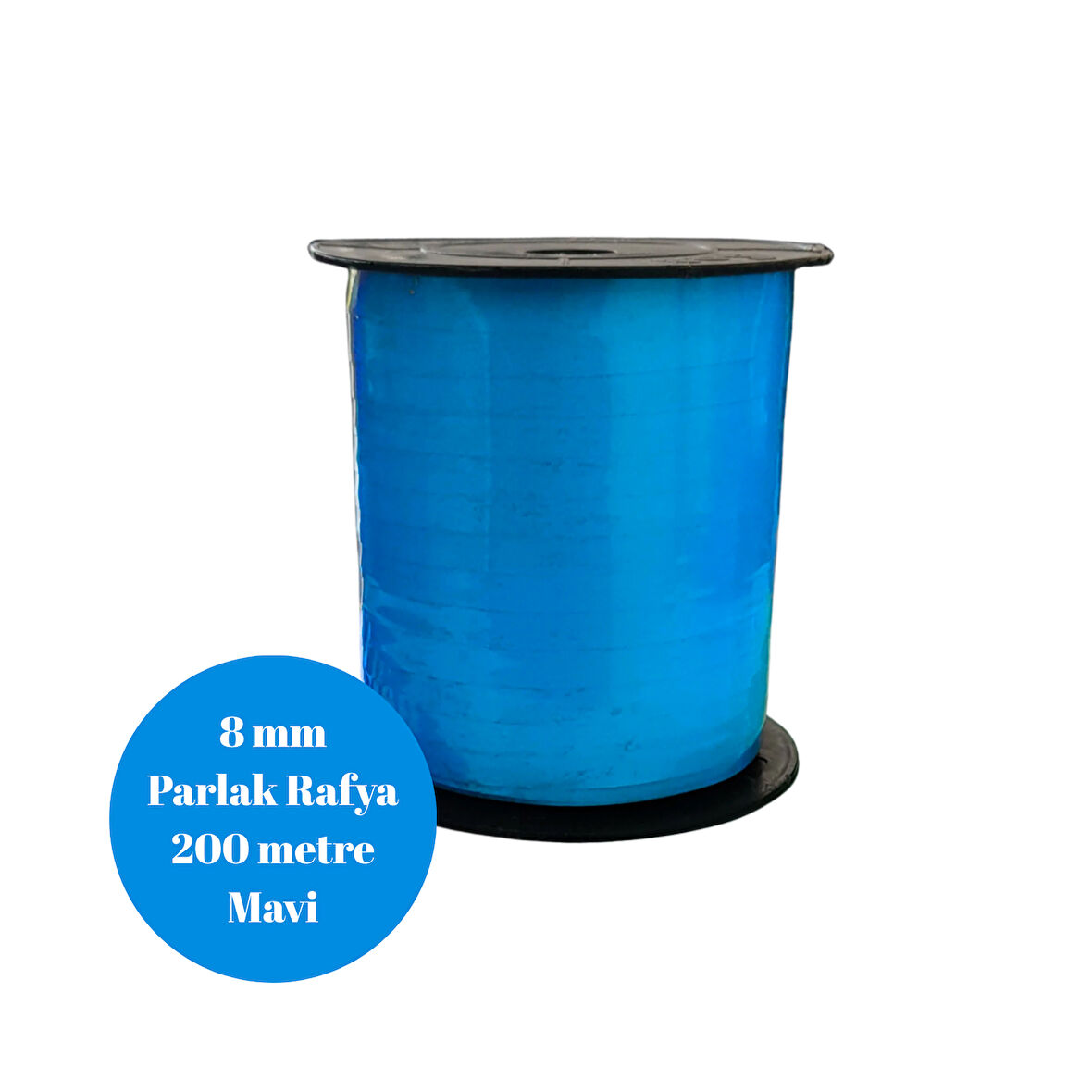 Rafya 8mm 200 metre Parlak Mavi