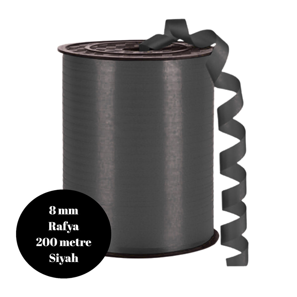Rafya 8mm 200 metre Siyah
