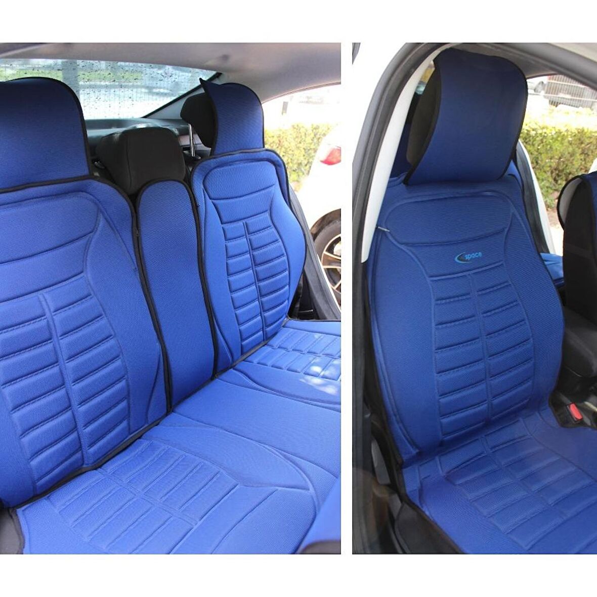 
Bmw 3 SERİSİ 330 Mavi Oto Koltuk Minderi Ortopedik 5'li Set Comfort