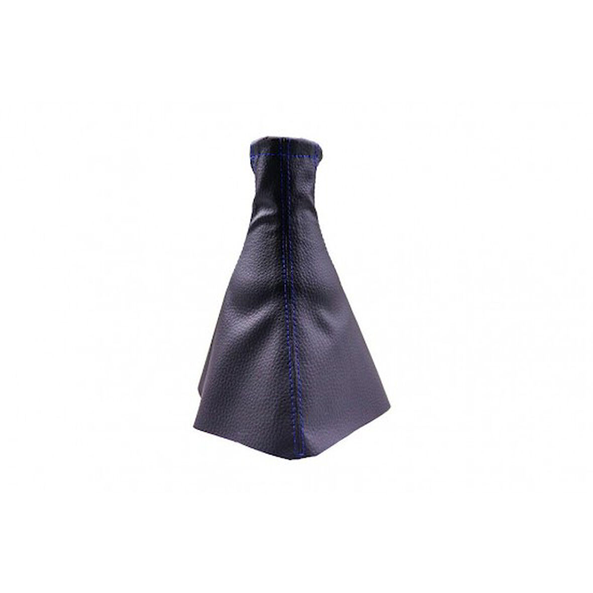 Kia Picanto 2011-2017 Uyumlu Vites Körüğü Siyah Deri Mavi Dikiş