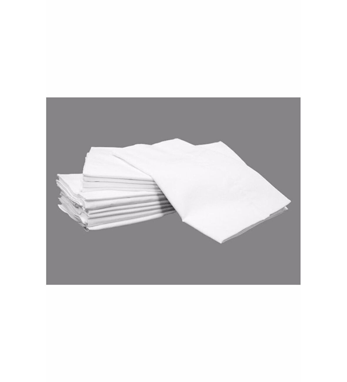 50x70  Fermuarlı Beyaz 6 Adet Yastık Içi Koruyucu Kılıf