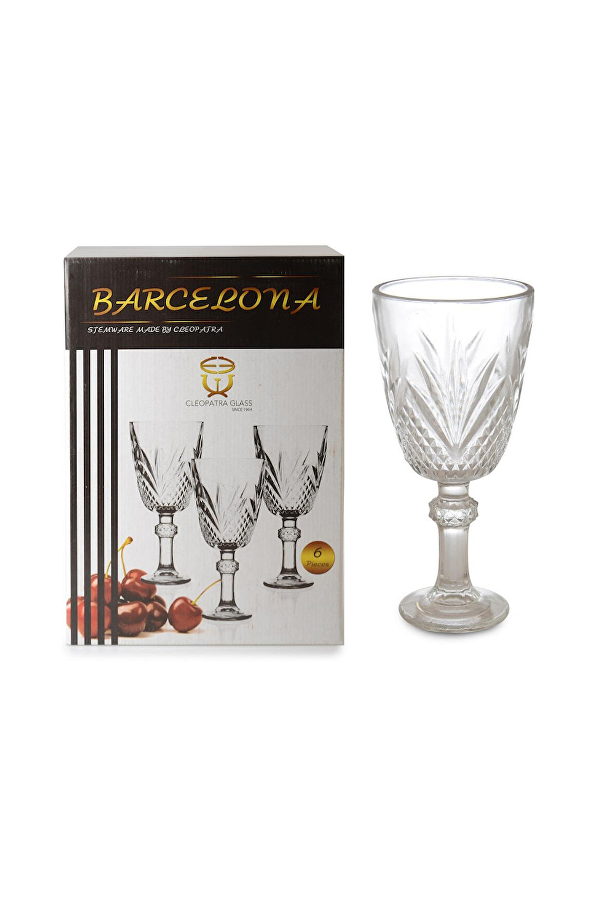 Barcelone 6 lı Ayaklı Bardak Royaleks-70114