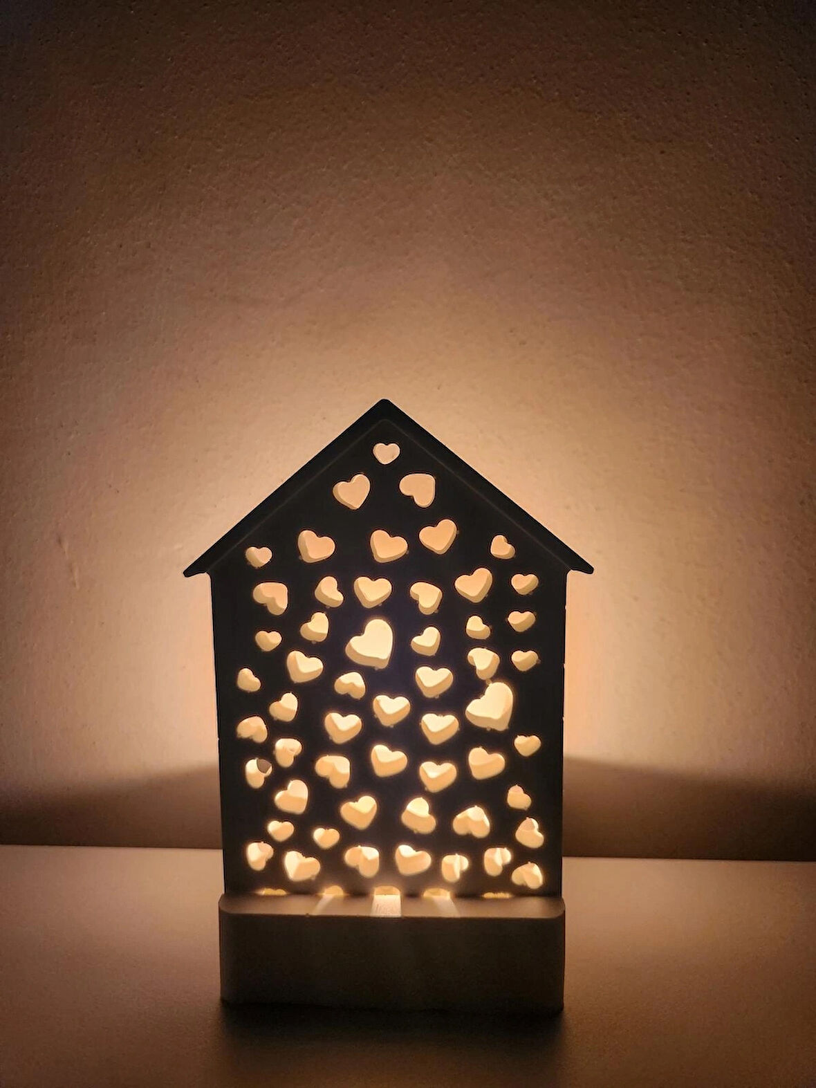 KALP DESENLİ EV TEALIGHT ŞAMDAN SETİ - YILBAŞI ÖZEL ( KIRILMAZ )