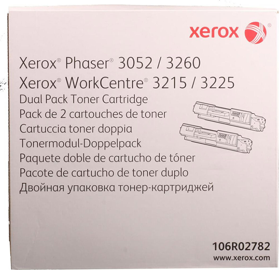 Xerox Phaser 3052-3260- Wc 3215-3225 Dual Pack