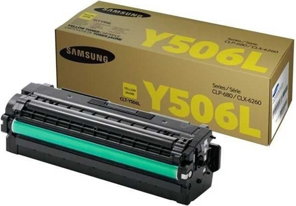 Samsung Clt Y506L 6000 Sayfa Kapasiteli Sarı Toner CLP-680DW