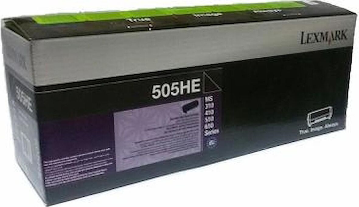 Lexmark 505H 50F5H0E Siyah  Toner Ms310 / Ms410 / Ms510 / Ms610