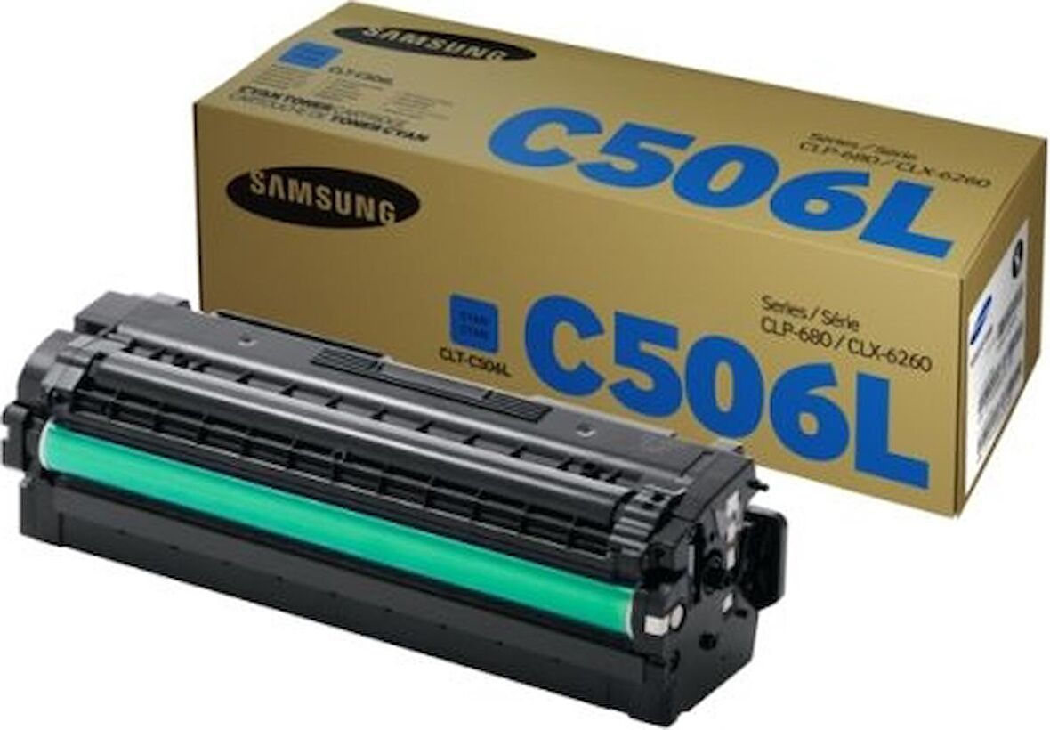 Samsung Clt-C506L Clx-6260 / 680 3500 Sayfa Mavi Toner