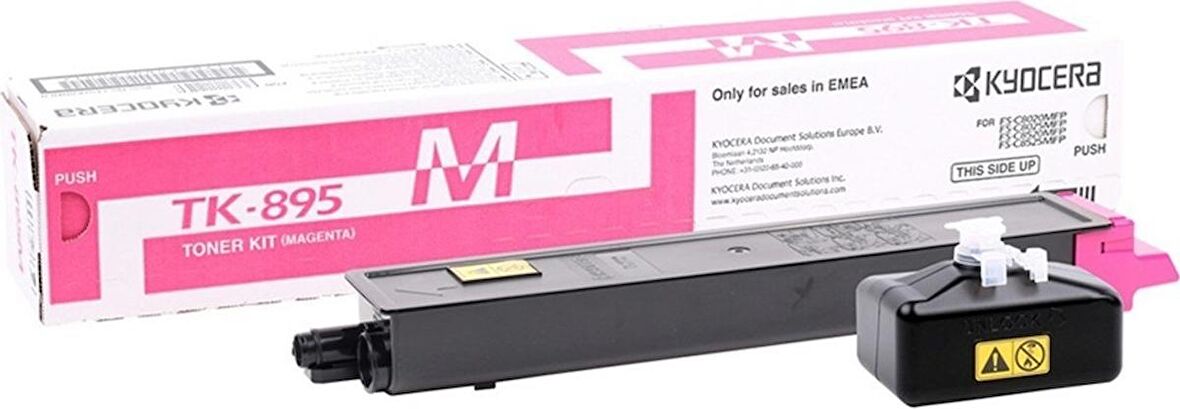 Lexmark Kyocera TK-895 Kırmızı Toner