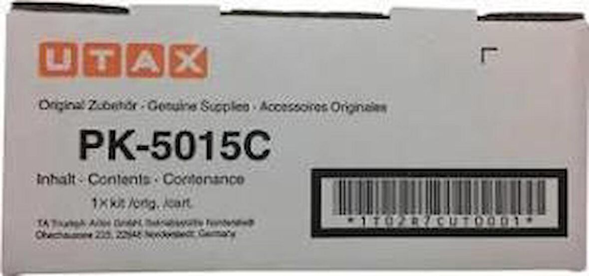 Utax / Triumph Adler PK-5015 Mavi  Fotokopi Toneri