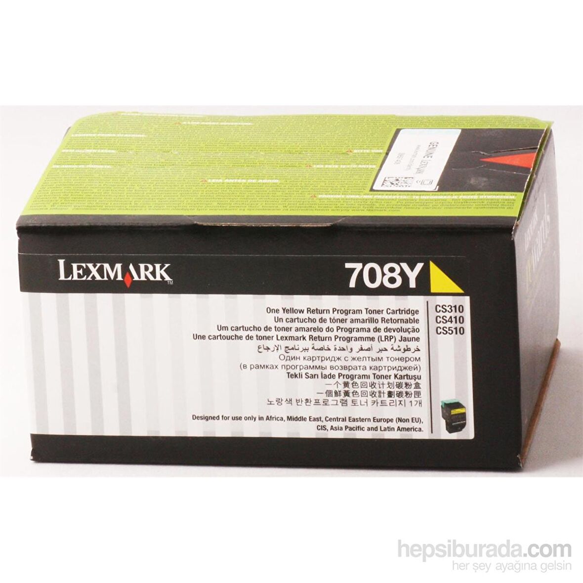 Lexmark Cs310-Cs410 (70C80y0) 1.000Syf. Sarı Toner