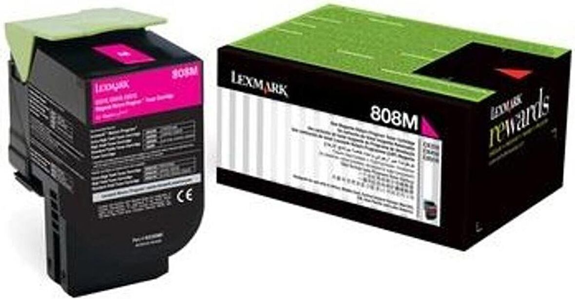 Lexmark CX410-80C8HM0 Kırmızı Toner