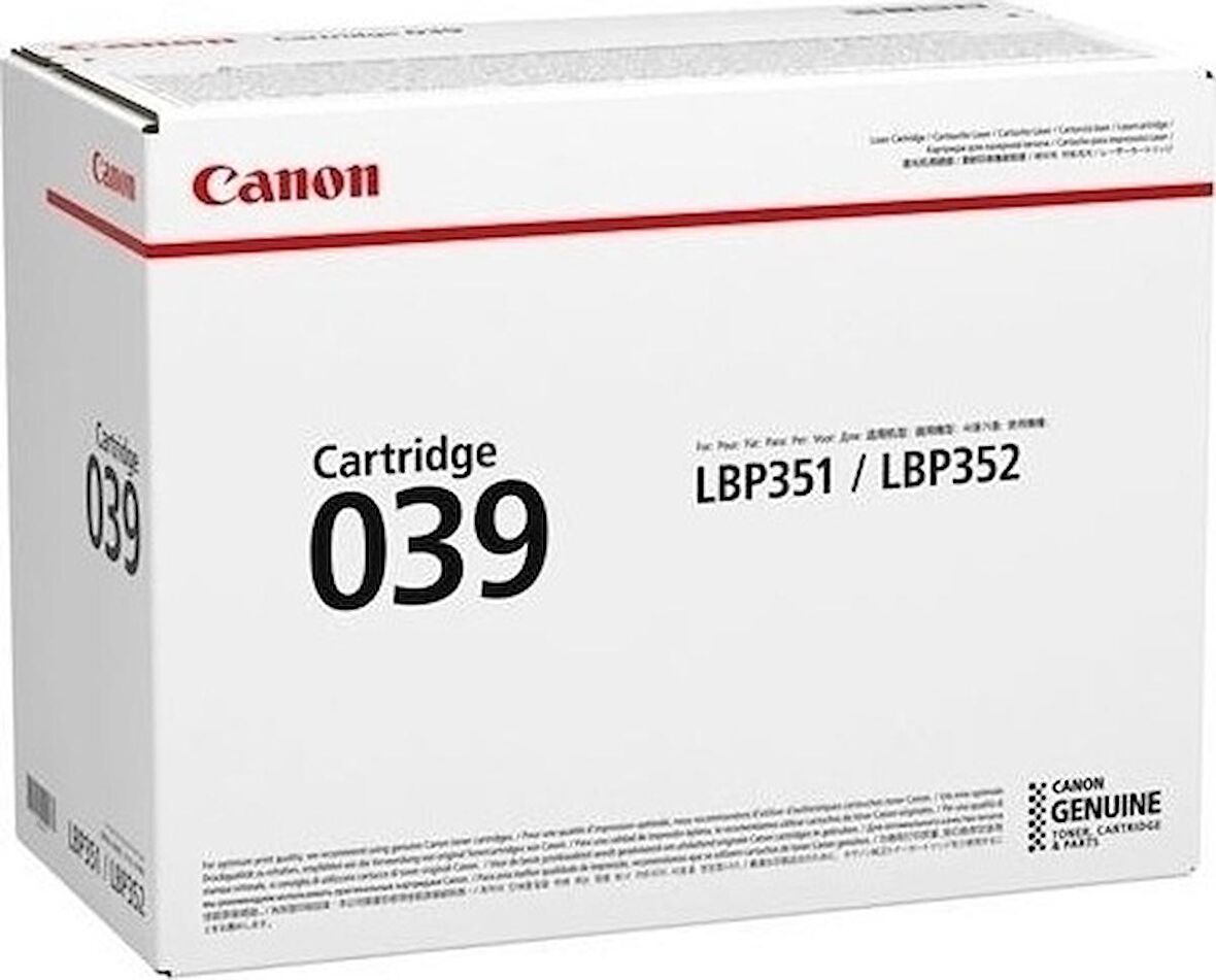 Canon CRG-039 Orjinal Toner LBP-352x