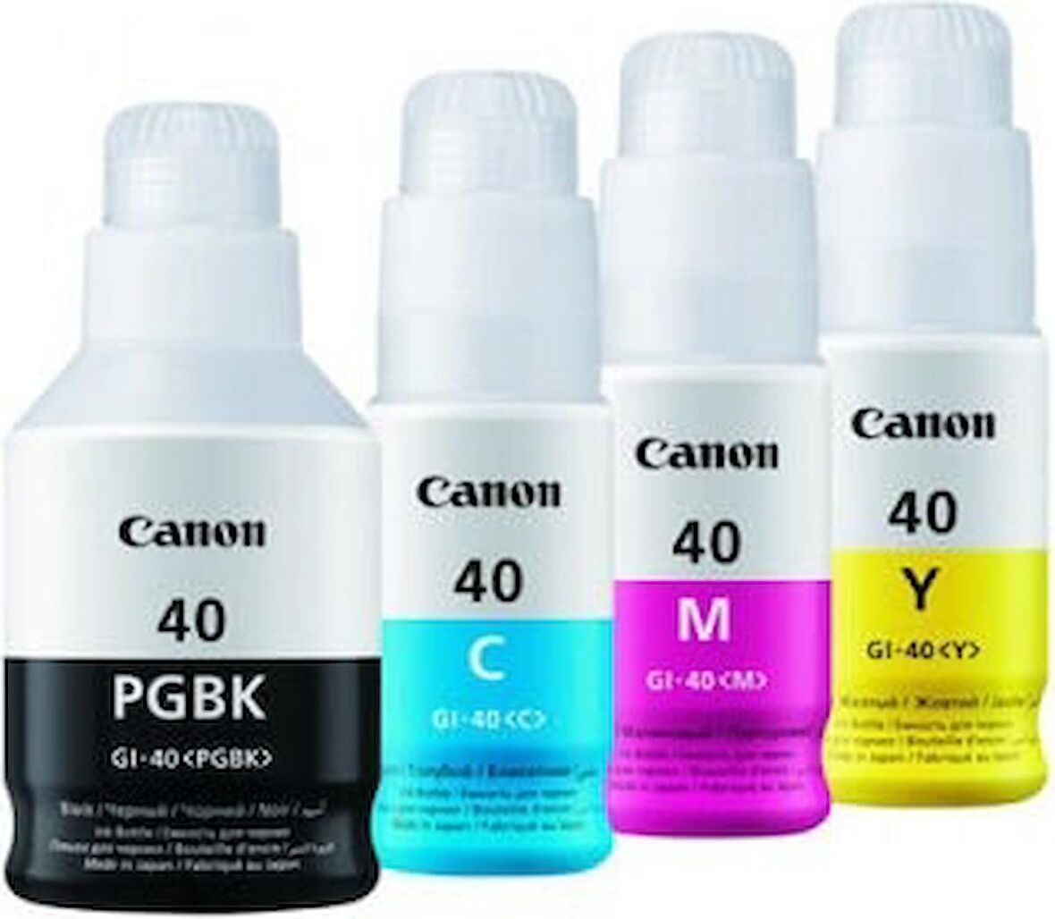 Canon Gı-40 Siyah ve Renkli  Şişe Mürekkep Kartuş Takımı