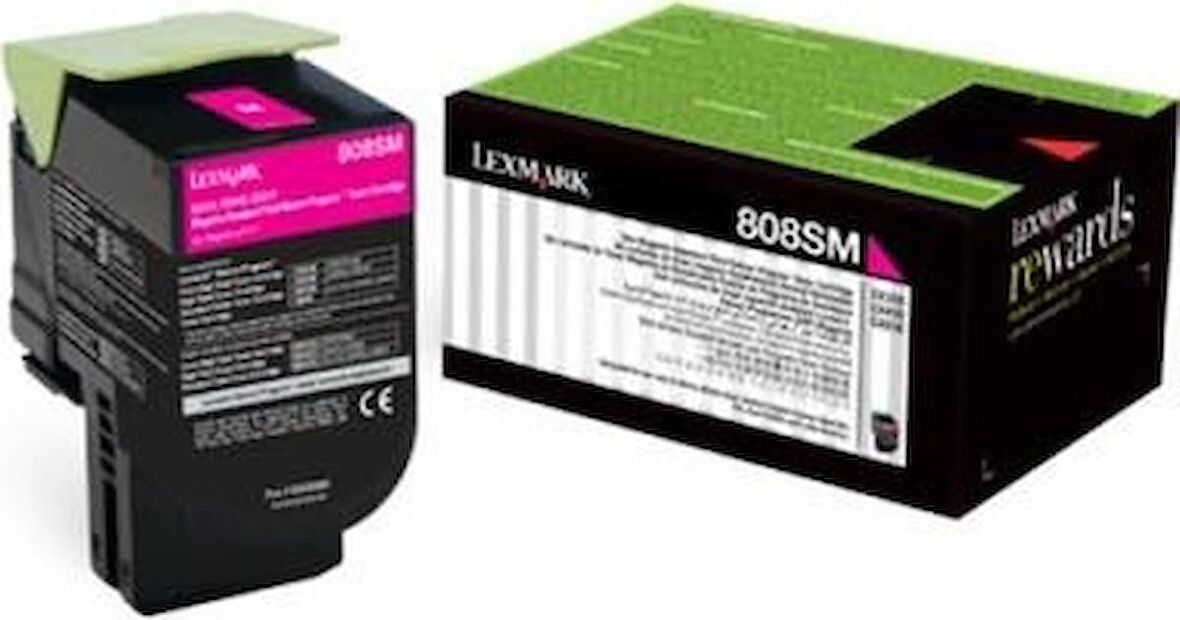Lexmark 808Hme Kırmızı  Toner (80C8Hme) Cx410 / Cx510