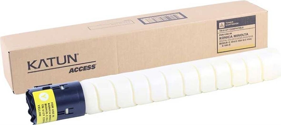 TN-512Y Sarı Muadil Fotokopi Toner C454-C554 TN-324 C258