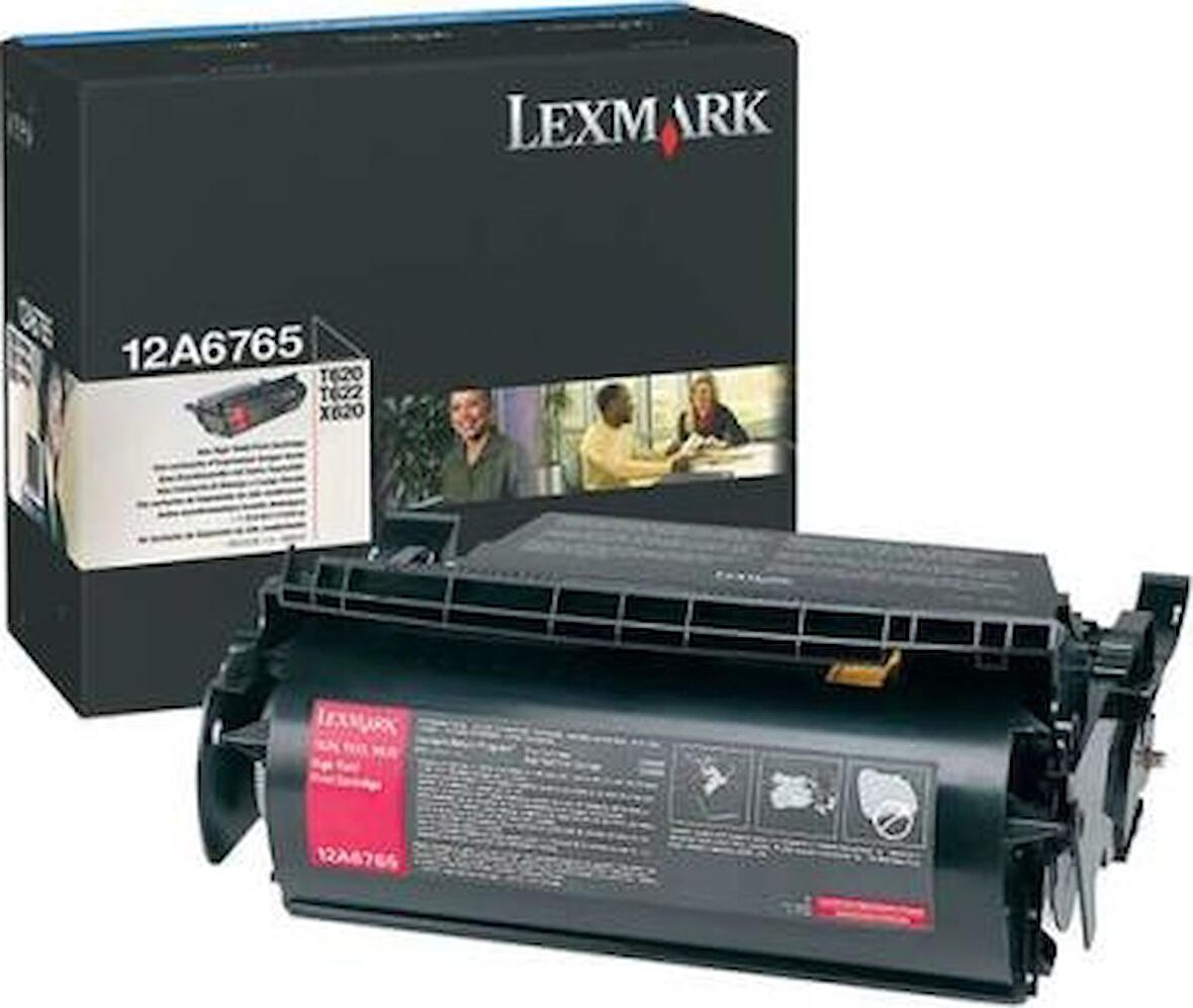 Lexmark 12A6765 Siyah  Toner T620, T622
