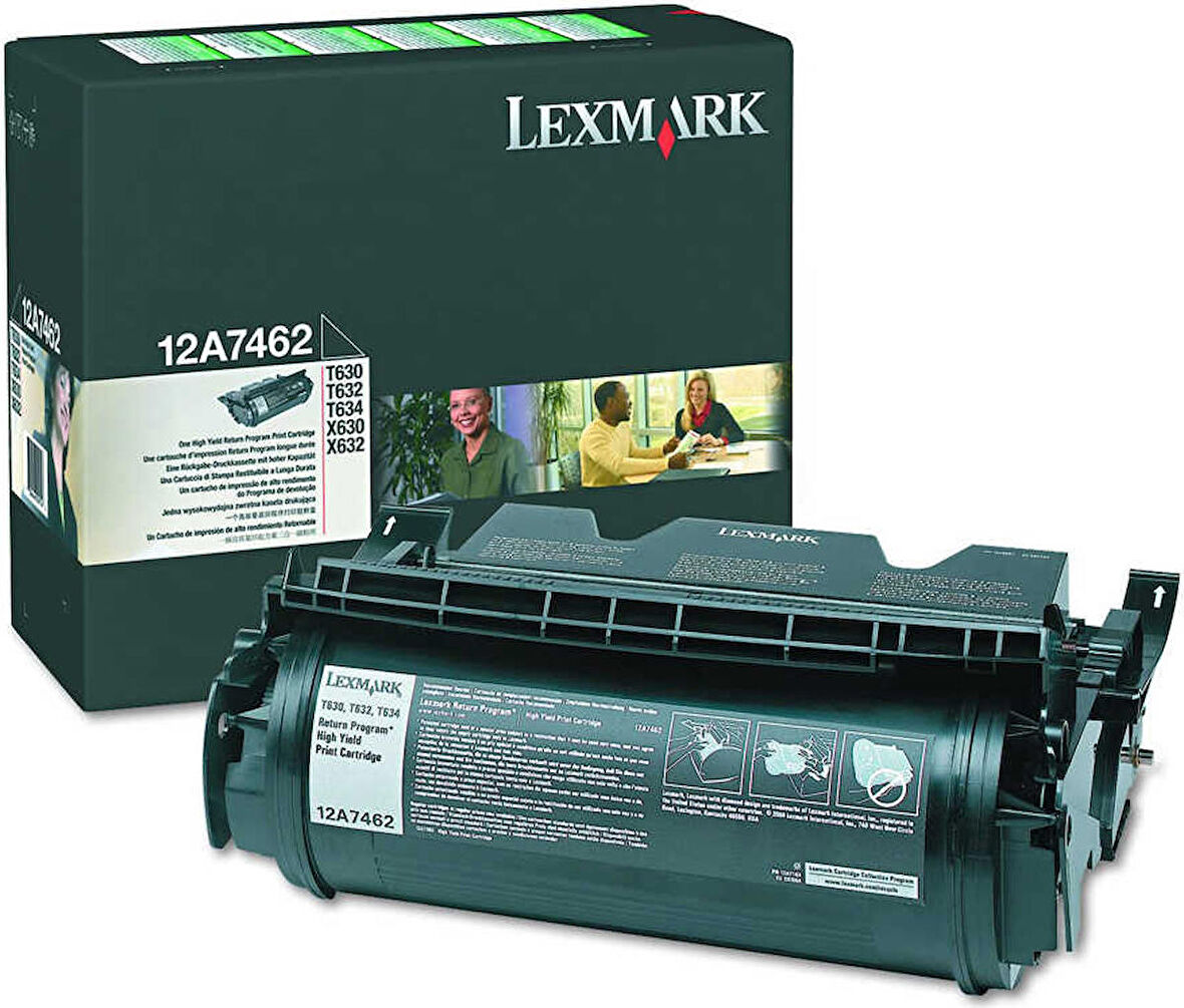Lexmark T630-12A7462 Toner Yüksek Kapasiteli