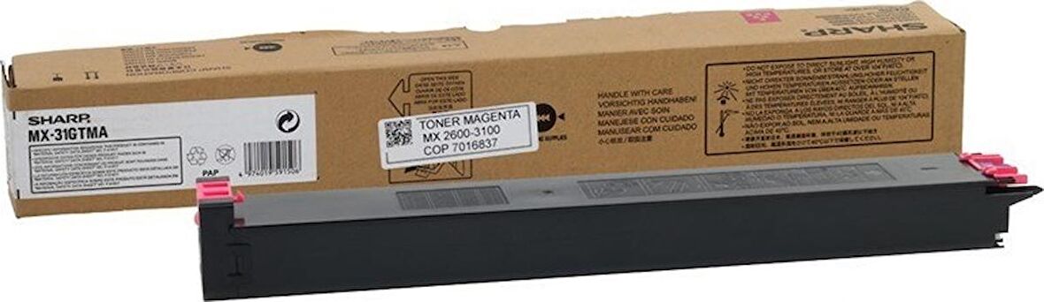 Sharp MX-31GTMA Kırmızı Toner MX2600-2301-3100-4100-4101-5000-5001-5100