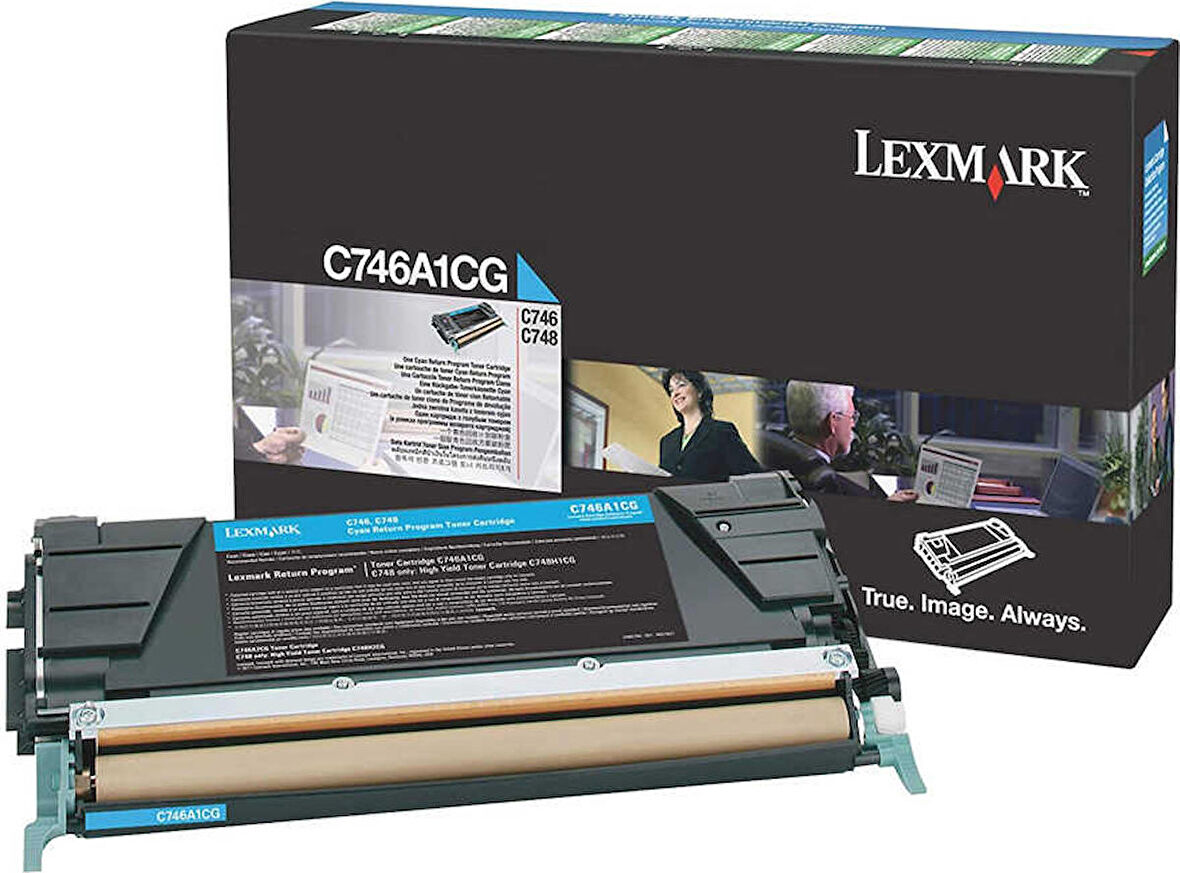 Lexmark C746-C746A1CG Mavi Toner