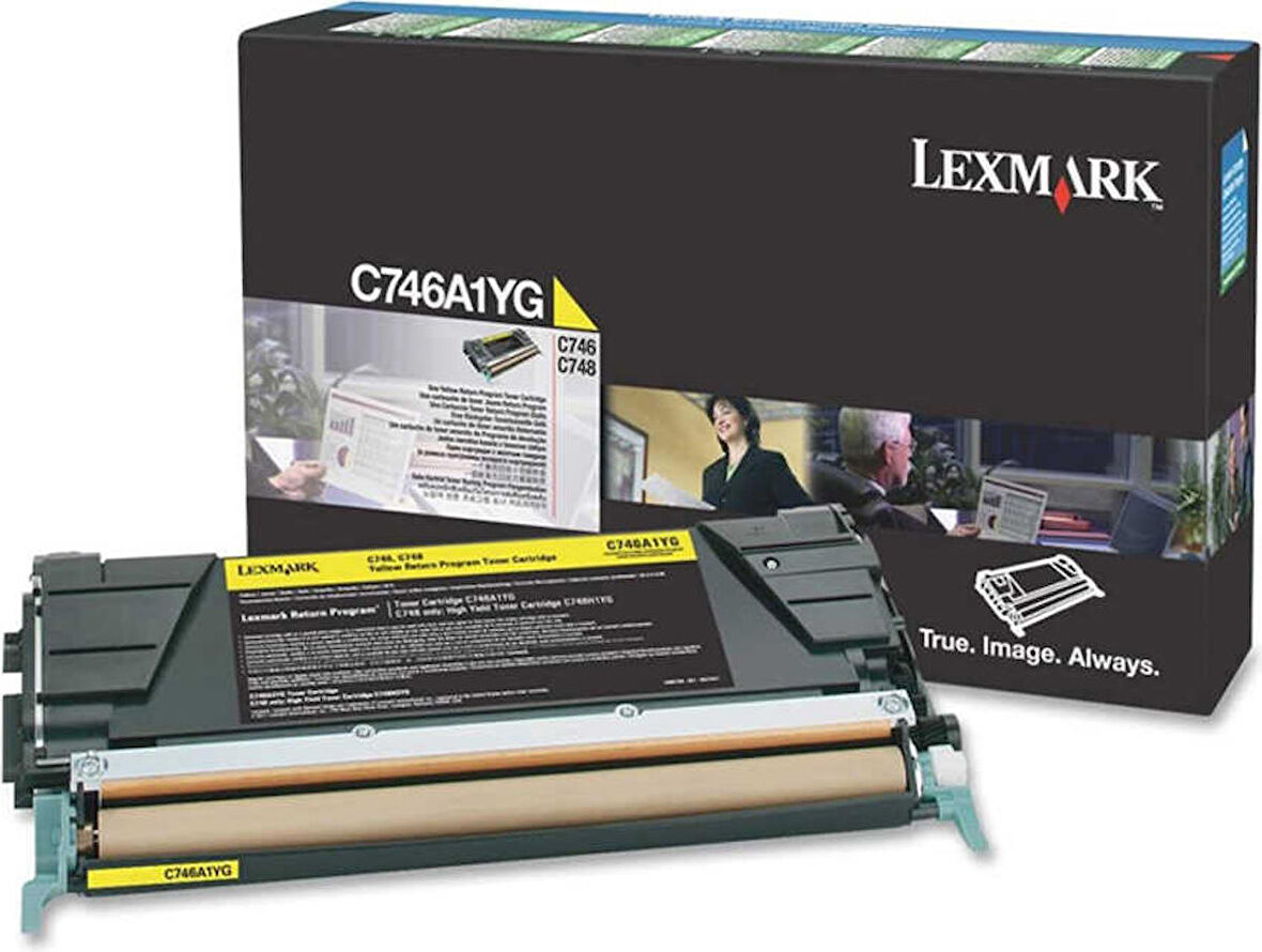 Lexmark C746-C746A1YG Sarı Toner