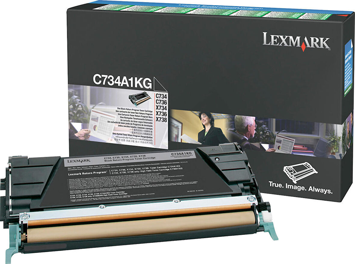 Lexmark C734 TONER Siyah