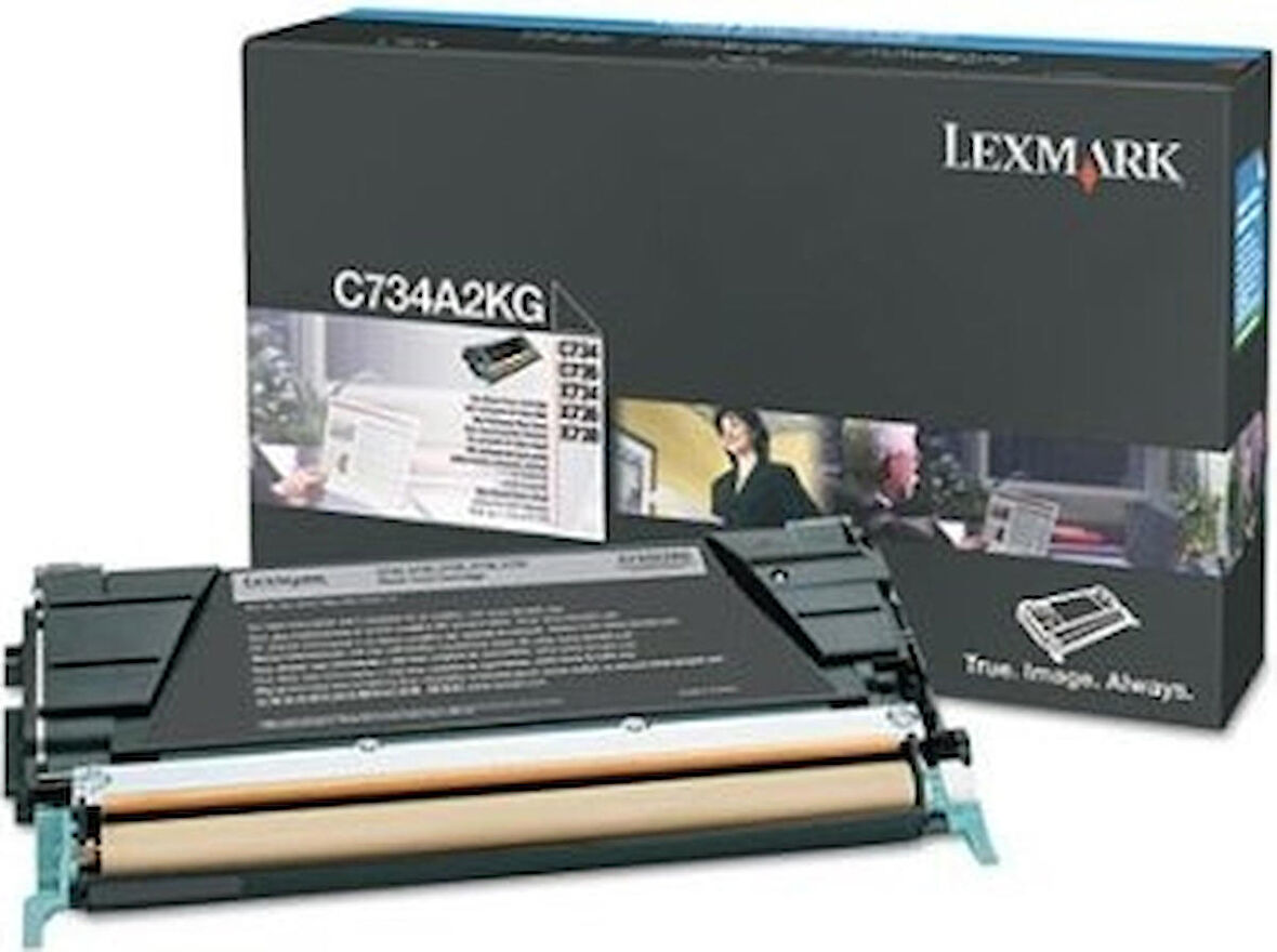 Lexmark C734A2Kg Siyah  Toner - C734 / C736 / X734 / X736 / X738