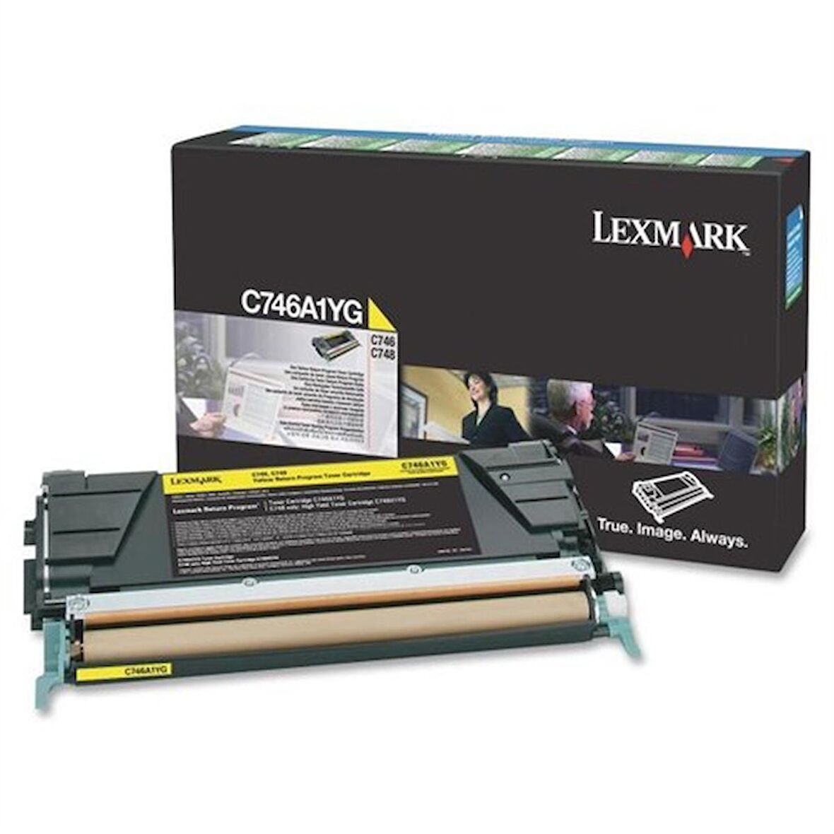 Lexmark C746a1yg Lexmark C746/C748 Sarı Toner