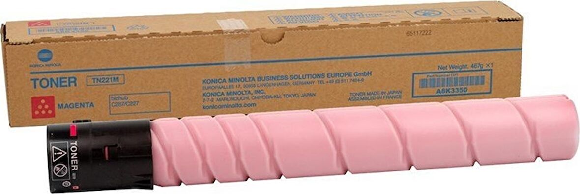 TN-221 Kırmızı Toner Bizhub C227-C287 (A8K3350)
