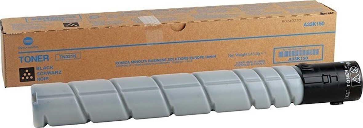 TN-321 Siyah Toner Bizhub C224-C284-C364 (A33K150)
