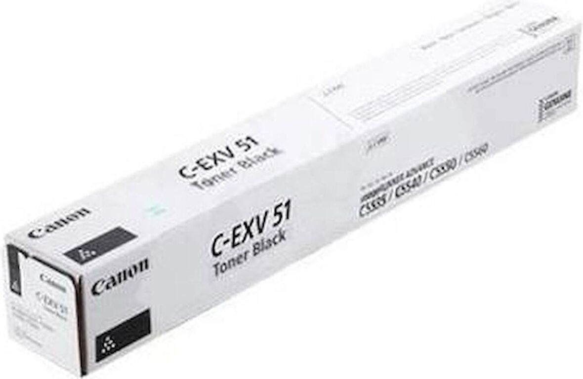 Canon C-Exv-51 Siyah  Orjinal Toner Image Runner Advance