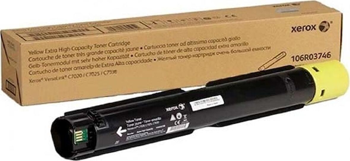 Xerox 106R03746 Toner - Versalink C7020 – C7025 – C7030 16500 Sayfa Sarı