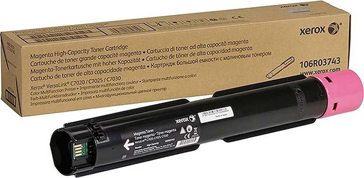 Xerox 106R03747 Toner Versalink C7020 – C7025 – C7030 16500 Sayfa Kırmızı