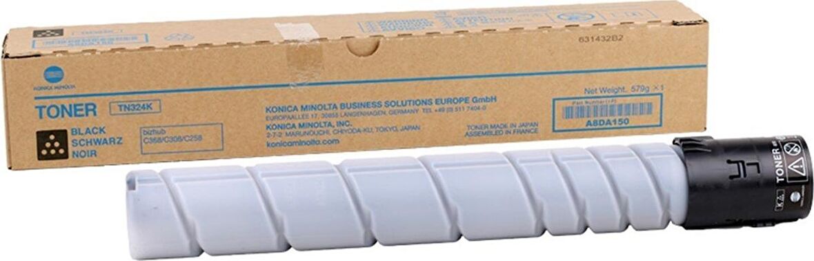 TN-324 Siyah Toner BIZHUB C258-C308-C368 (A8DA150)