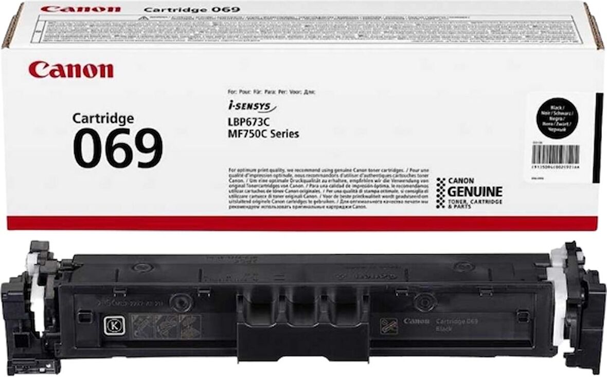 Canon LBP673CDW MF752CDW MF754CDW 5094C002 CRG-069 Siyah Orijinal Toner 2100 Sayfa