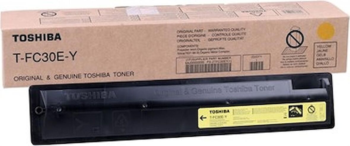 Toshiba T-FC30EY Sarı Toner E-Studio 2050C-2550C-2051C-2551C