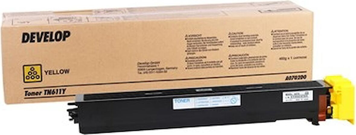 Develop TN-611 Sarı Toner Ineo +451+550 +650 A0702D0