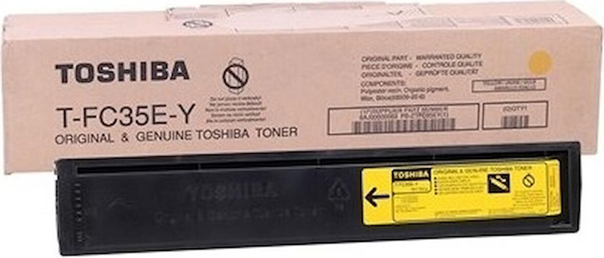 Toshiba T-FC35EY Orjinal Sarı Toner Toshiba E-Studio 2500 C/2500