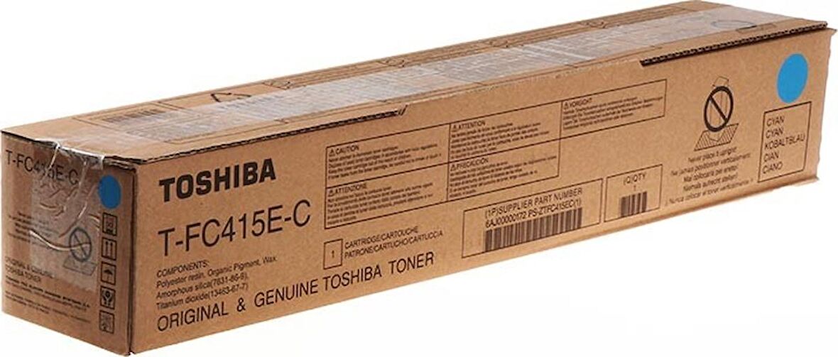 Toshiba T-FC415EC E-Studıo 3015AC/3515AC/5015AC Toner 33.600 Sayfa Mavi