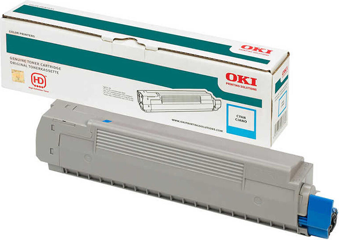 Ofispc OKI C824-834-844 5bin Sayfa Cyan Mavi Toner 47095707