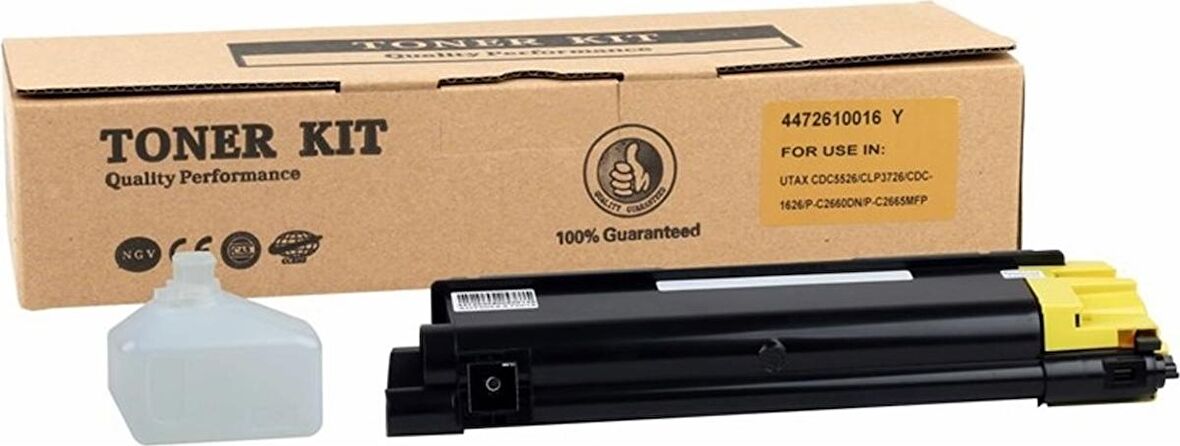 Utax Cdc 1626 /1726 /3726 Sarı Muadil Toner