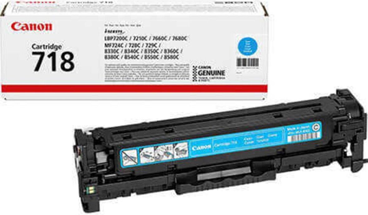 Canon CRG-718 Orjinal Mavi Toner