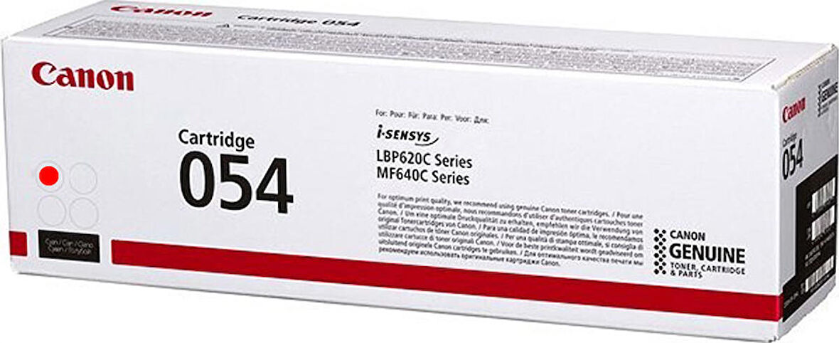 Canon CRG-054 LBP621CW-LBP-623CDW 1500 Sayfa Kırmızı