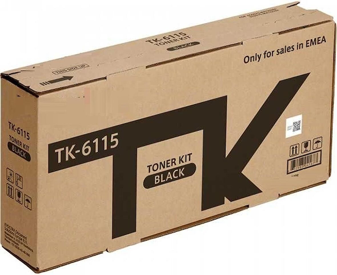 Toner Sepeti Kyocera Mita TK-6115 Muadil Siyah Fotokopi Toner