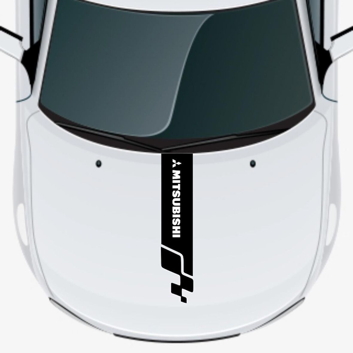 Mitsubishi L200 Ön Kaput Oto Sticker