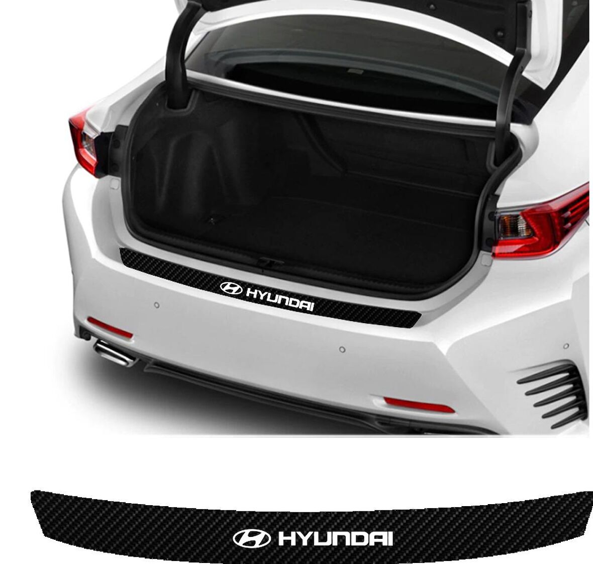 Hyundai Matrix Arka Tampon Bagaj Koruyucu Sticker