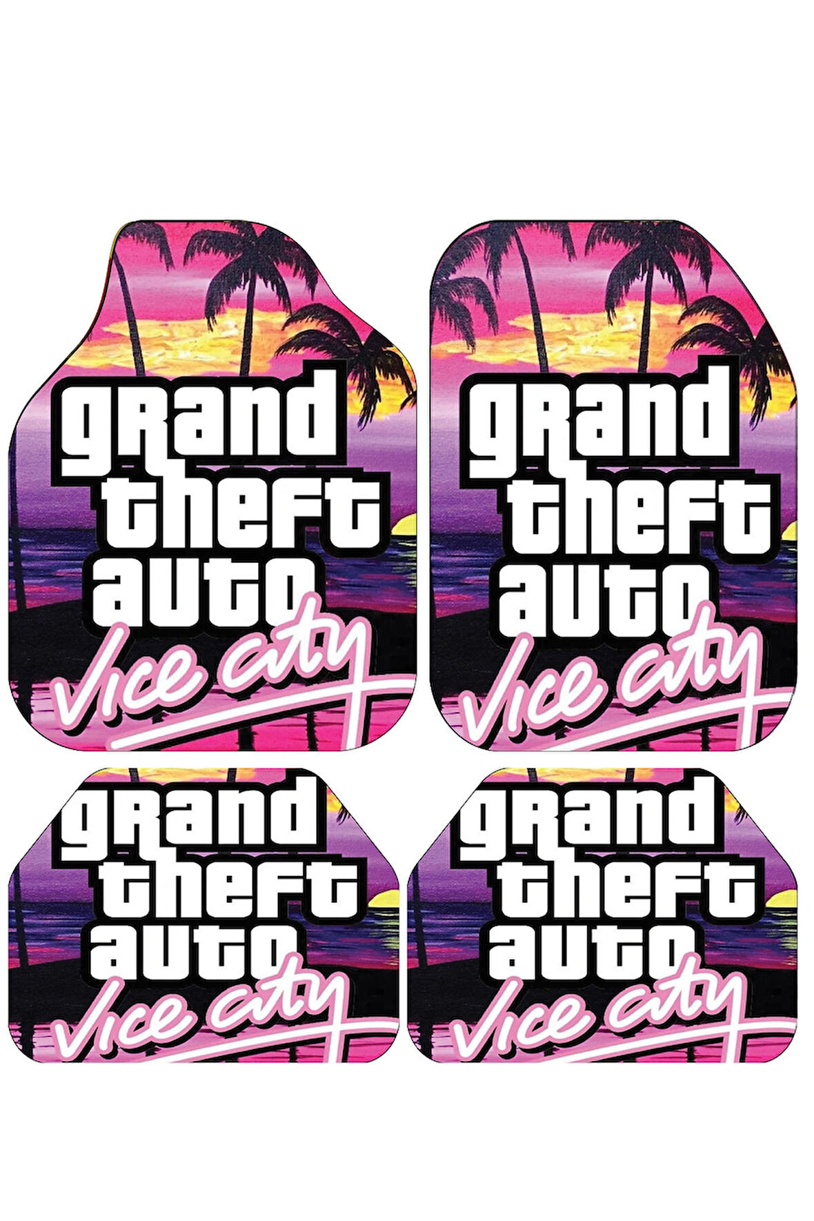 Dekoratif Desenli Oto Paspas Takımı